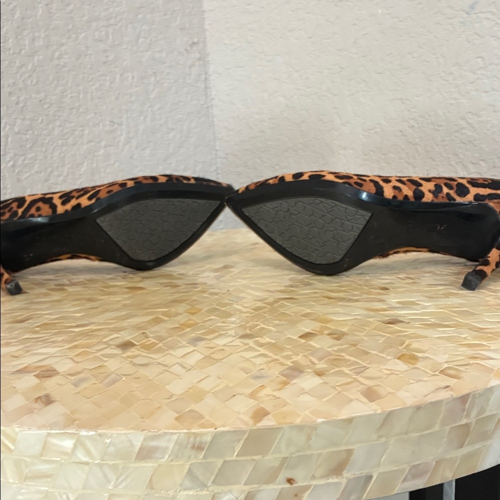 Calvin Klein Animal Print Heels - Picture 3 of 7